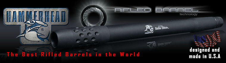 Hammerhead Paintball Barrel logo