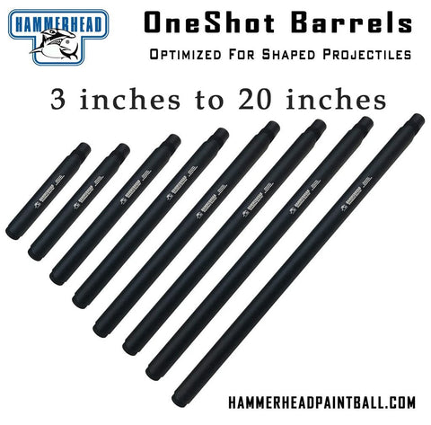 EMF100 MG100 Hammerhead OneShot Rifled Barrel ( AutoCocker Thread Length 3 inch to 20 inch)